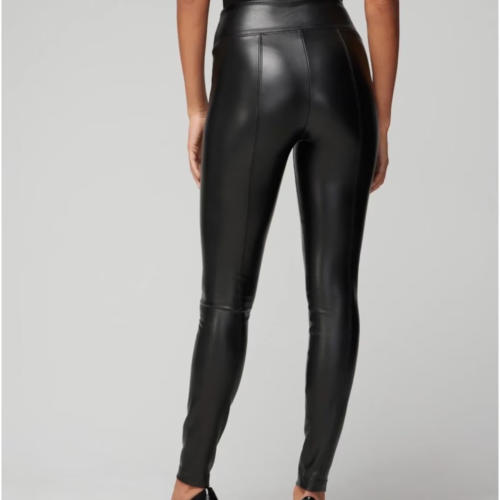Vegan Leather Runway Legging